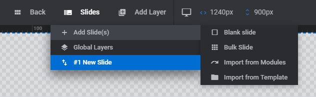 Agregar Diapositivas a Revolution Slider