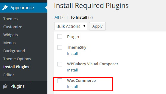 Instalar WooCommerce